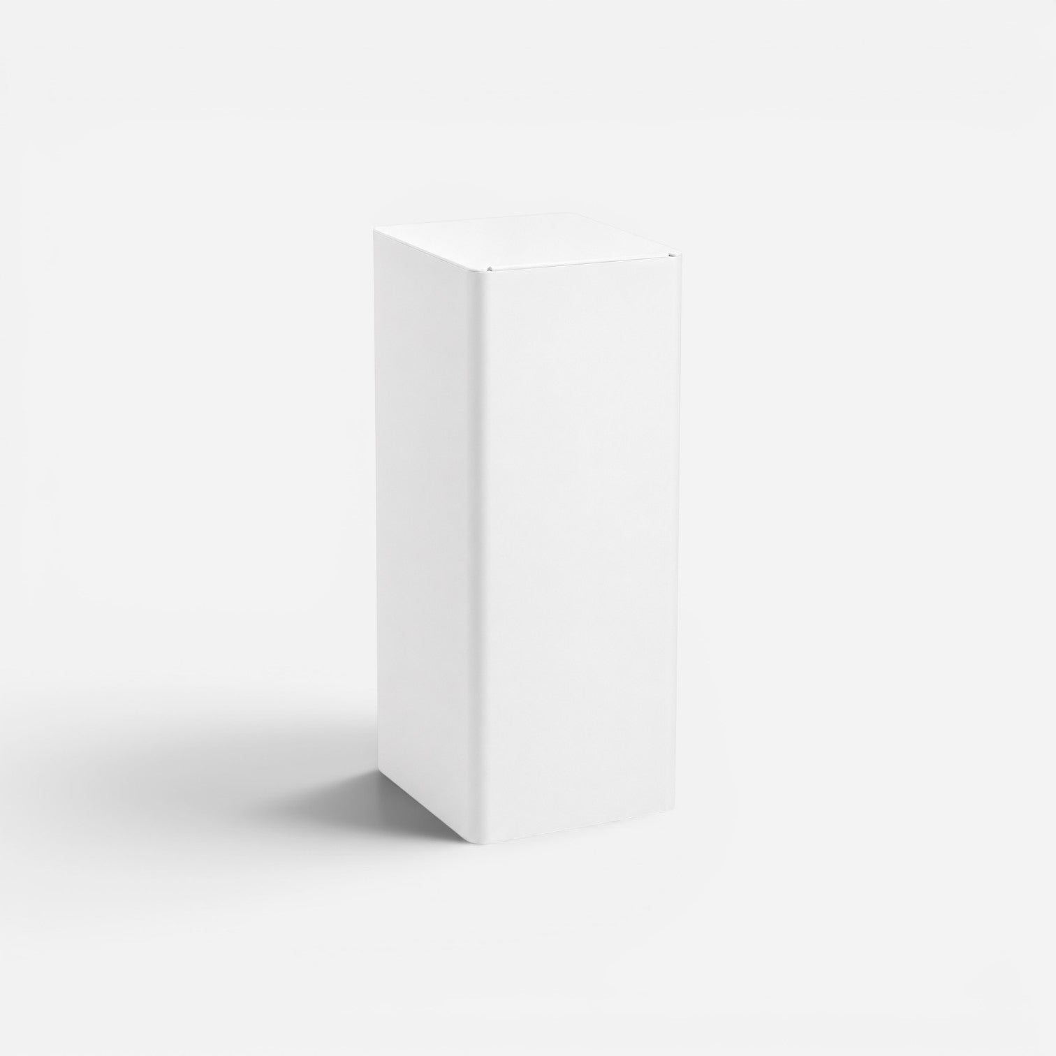 Addo Shop Centolitri 100L white rectangular waste bin with a minimalist design for modern interiors.