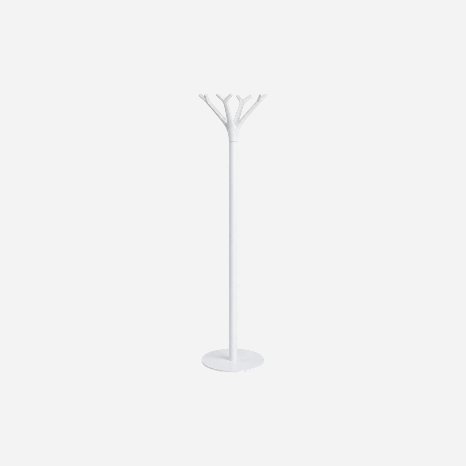 Addo Shop Battista white tree branch coat stand with round base
