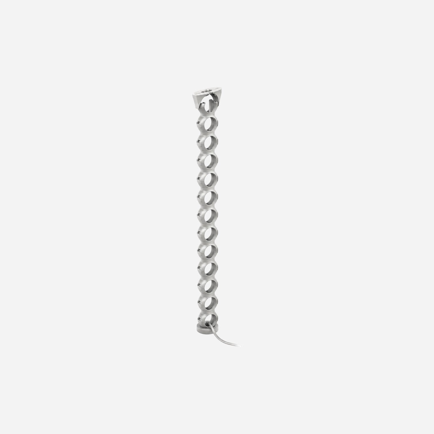 Addo Shop BISS cable holder, silver metal, 10-hole design for organizing cables.