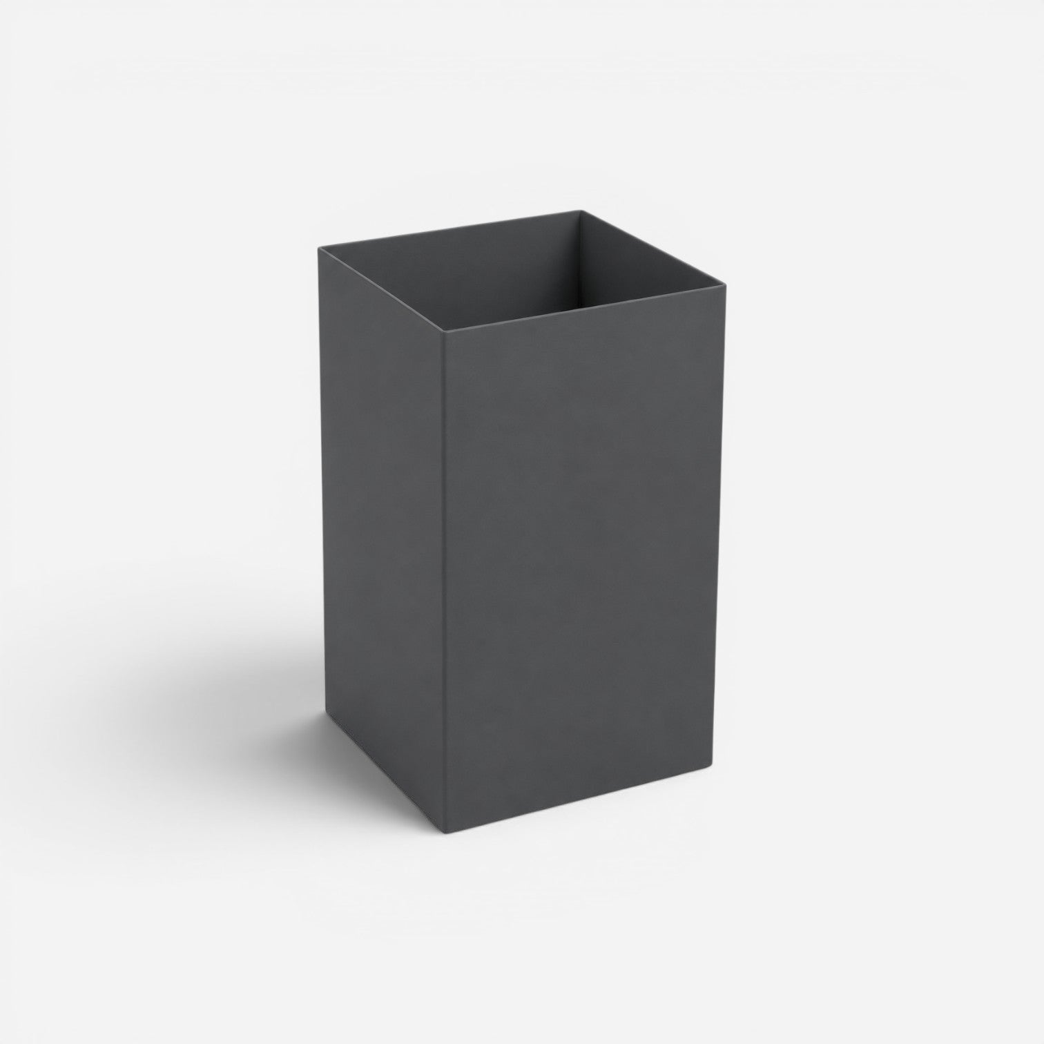 Addo Shop dark grey 13L rectangular waste bin with a minimalist design.