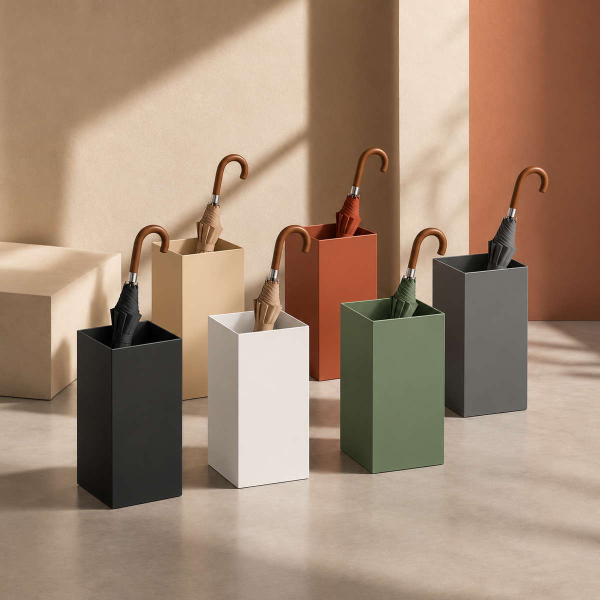 Design Collection Çöp Kovası ve Şemsiyelik – 13L