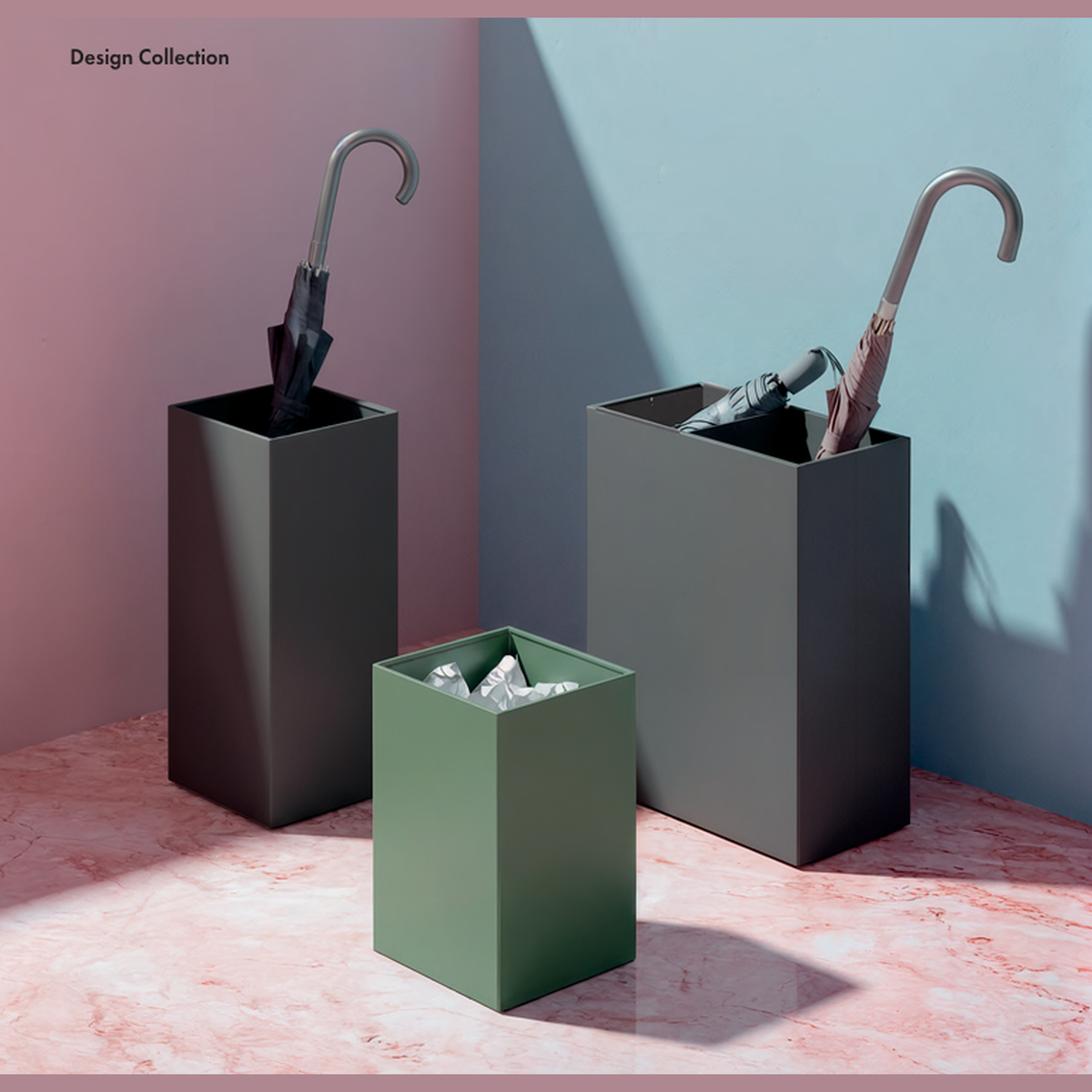 Design Collection Çöp Kovalı Şemsiyelik – 20L